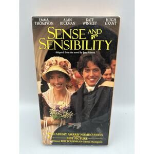 Sense and Sensibility (1995) VHS Tape (PG) Hugh Grant